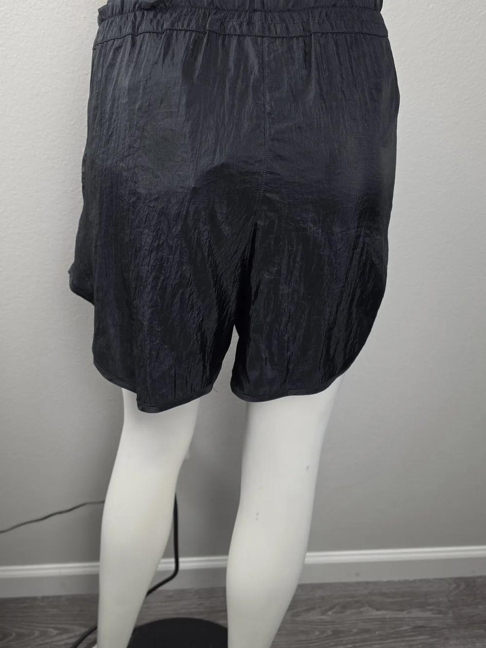 Nike Women's Black Running Shorts with Reflective Swoosh